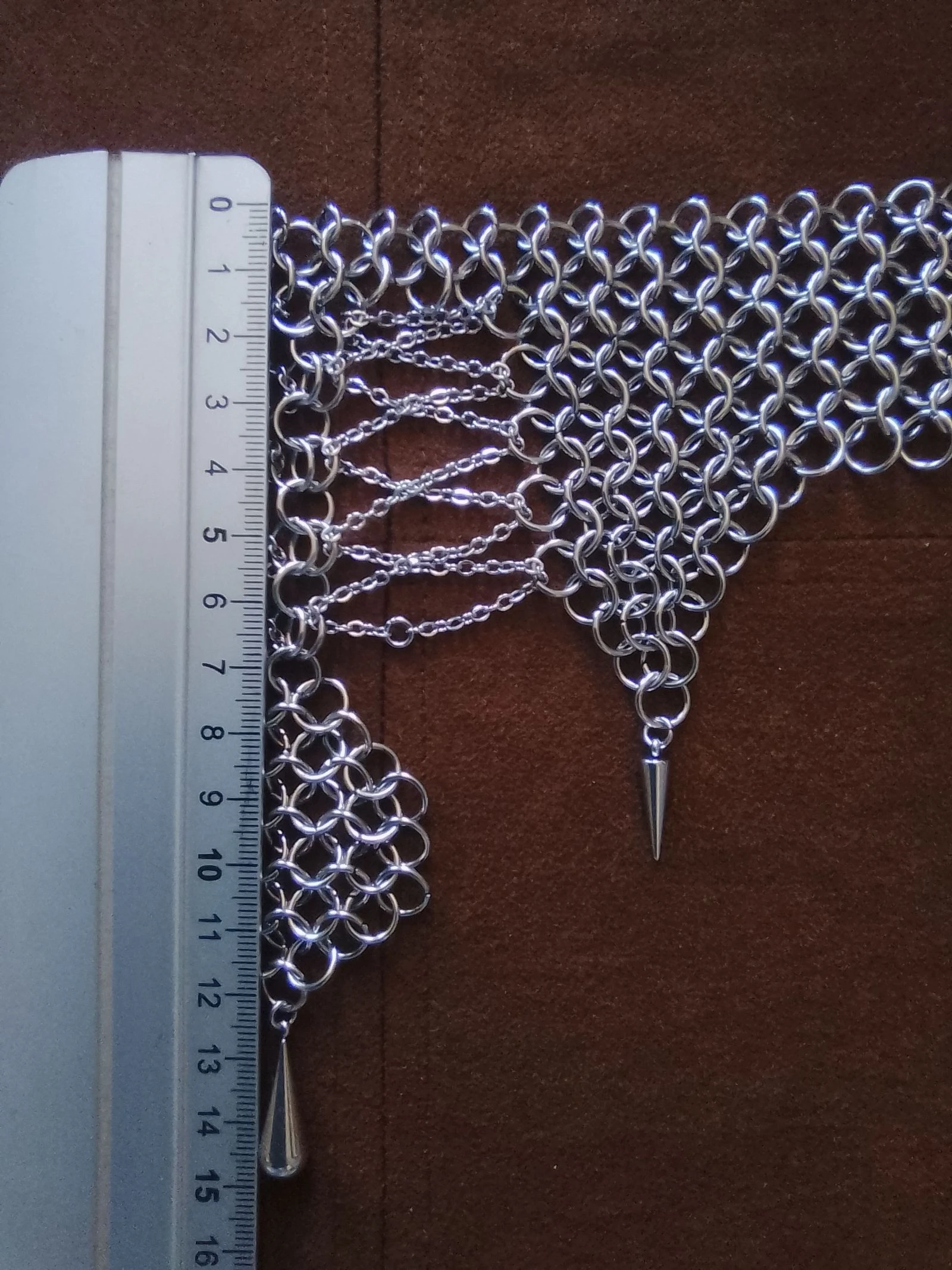 Colar choker XL decote "laços" corrente europeia – photo 8